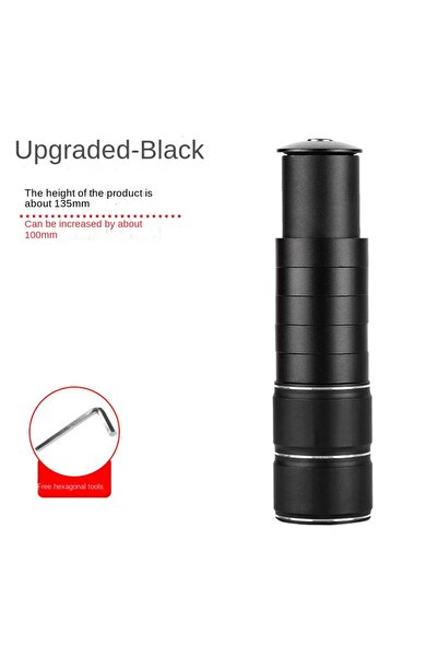 Choice ZGQ-black-135mm NPY جذع شوكة دراجة هوائية، وصلة تمديد مقود الدراجة، مح...