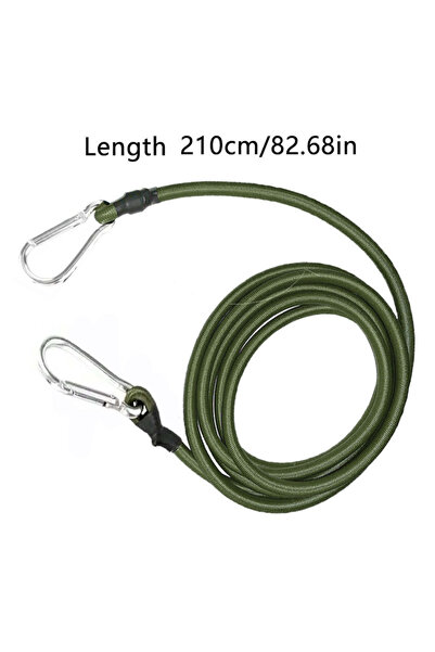 Choice Green 210cm 30-210cm Outdoor Elastic Tie Rope Tent Fixed Rope Bicycle ...