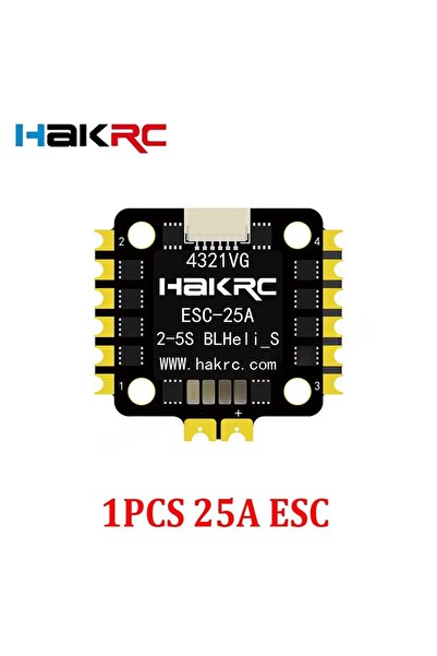 Choice وحدة تحكم إلكترونية 25 أمبير HAKRC 15 أمبير 25 أمبير 2-4S 4 في 1 Blhel...