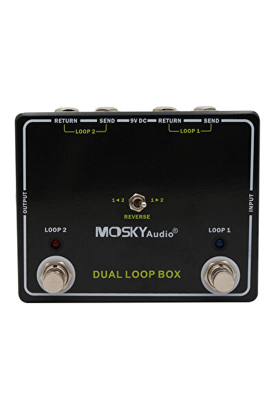 Choice Mosky Audio Dual Loop Box Pedal,2 Independent Loop Guitar Accessories