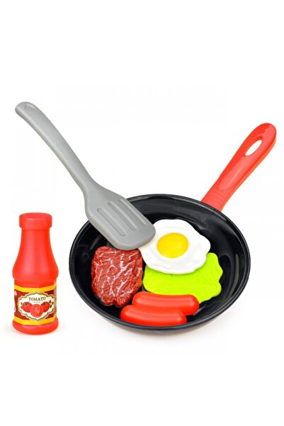 Choice WJ19- أسود بيت لعب أدوات مطبخ للطبخ ألعاب مطبخ مقلاة تقليب محاكاة مقلا...