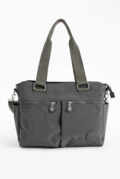 Sanmorris حقيبة كروس نسائية كبيرة الحجم مصنوعة من قماش مجعد مقاوم للماء وحزام...