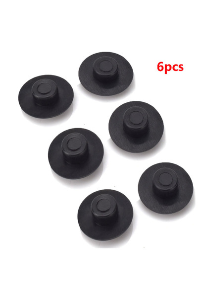 Choice black 6PCS Mountain Bike M6 Screw Caps Dustproof Plugs Waterproof Bowl...