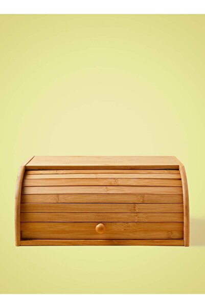 East from Noon Bamboo Bread Box - Brown