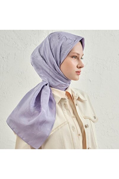 Armine Stylish Modern Cotton Scarf Purple Scarf