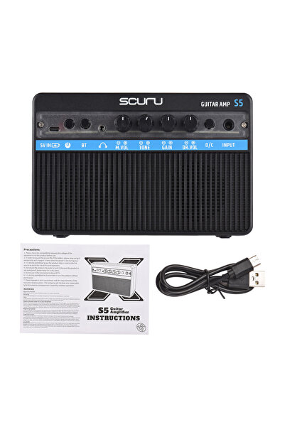 Choice مضخم صوت جيتار كهربائي صغير من بلو سكورو بقوة 16 واط، مكبر صوت للتدريب...