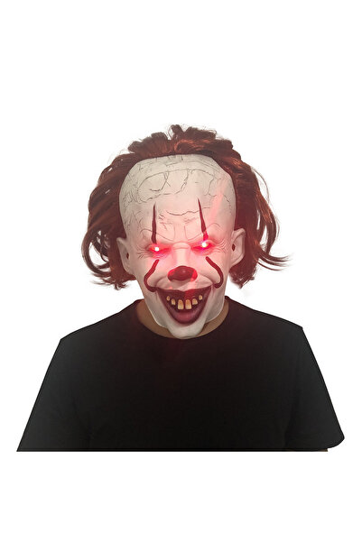 Choice مع قناع هالوين مضيء، قناع ستيفن كينج المضيء، قناع المهرج المرعب بيني و...