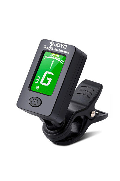 Joyo JT-01 بدون بطارية، موالف جيتار كروماتي JT-01، شاشة LCD رقمية قابلة للدور...