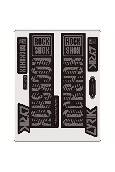 Choice مجموعة من 6 ملصقات شوكة أمامية للدراجات الجبلية ROCK SHOX LYRIK موديل ...