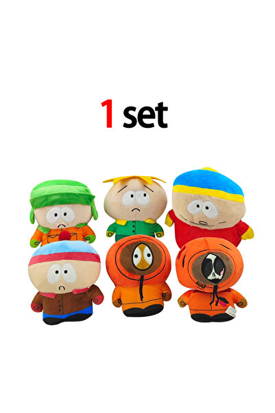 Choice ٦ قطع من ألعاب القطط الجديدة من ساوث نورث باركس، دمى كرتونية قطيفة: ست...