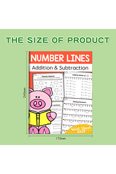Choice Witin 20 Piggy Fun Educational Activity Book Math Workbook Addition Subtraction Practice Book with N