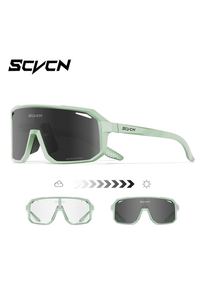 Choice 1lens Photochromic-37 SCVCN Photochromic Sports Sunglasses Men Women O...