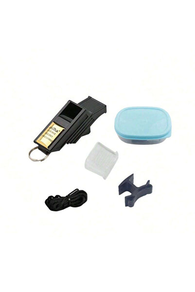 Choice Black and Gold 1PCS Professional Whistle Sports Basketball Football Referee Training Whistle With La