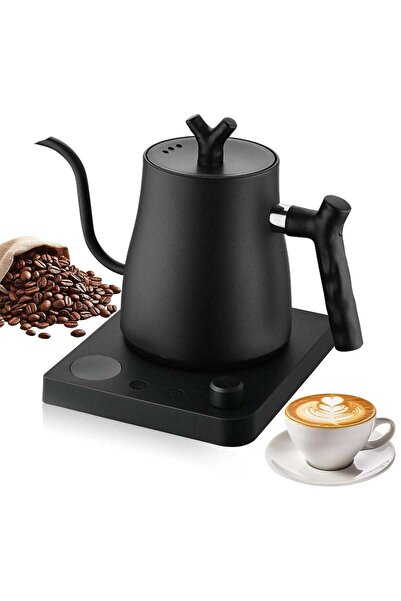 Perfin غلاية كهربائية V60 بقوة 1000 واط ذات عنق معقوف، سعة 1 لتر، تحكم في درج...