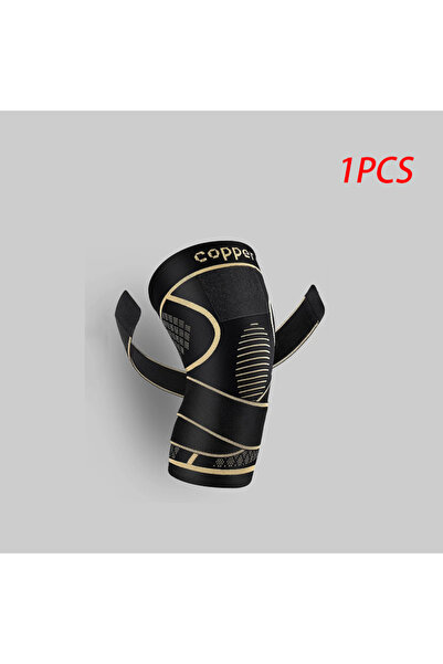 Choice دعامات ركبة نحاسية كبيرة (قطعة واحدة أو قطعتين) مع حزام لتخفيف آلام ال...