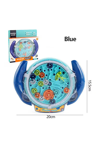 Choice1 متاهة أحجية ثلاثية الأبعاد زرقاء، ألعاب سحرية، مكعب سرعة شفاف، كرة دو...