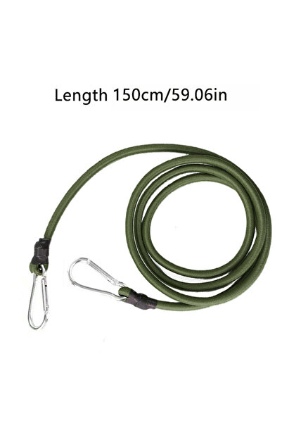 Choice Green 150cm 30-210cm Outdoor Elastic Tie Rope Tent Fixed Rope Bicycle ...