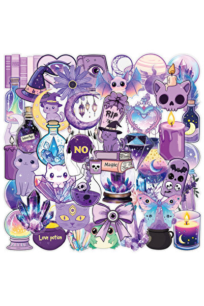 Choice 50 قطعة من ملصقات الليزر الشفافة المصنوعة من مادة PET، ملصقات إبداعية ...