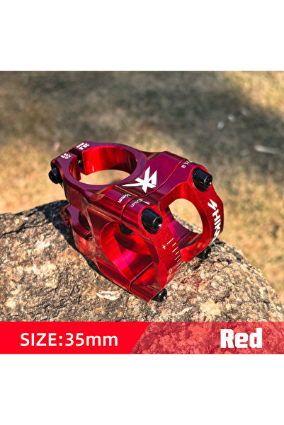 Choice جذع دراجة جبلية XD33Red SHIKRA بطول 31.8 مم، جذع دراجة طريق بطول 0 درج...