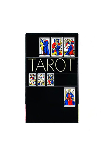 Choice مجموعة أوراق التارو الجديدة السوداء، 78 ورقة، لعبة بطاقات ترفيهية عائل...