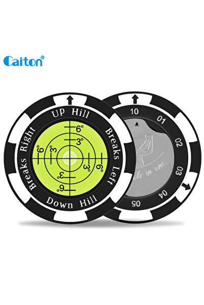 Choice علامة جولف عالية الدقة من بلاك كايتون - مشبك مغناطيسي، أداة قراءة خضرا...
