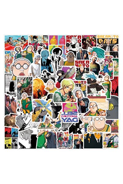 Choice 110 قطعة من ملصقات أنمي ساكاموتو دايز جرافيتي، ملصقات يمكنك صنعها بنفسك، سكرابوكينغ، هاتف، أمتعة، لوح تزلج