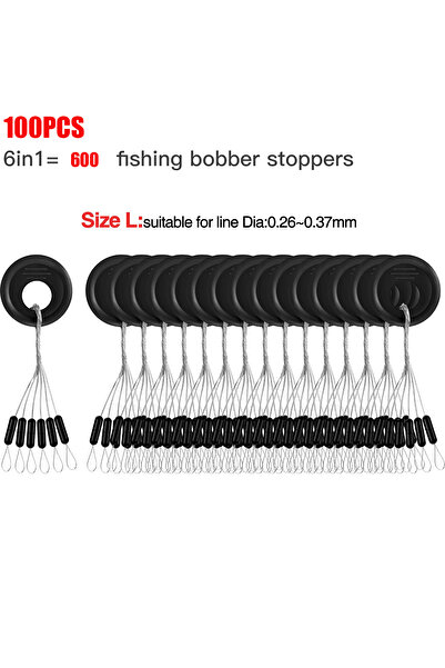 Choice سدادة عوامة صيد طويلة على شكل حرف L، 6 في 1 سدادات ثقل العوامة، أسطوان...