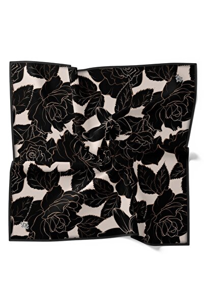 Levidor Trend Twill Scarf Special Design Rose Garden Pattern