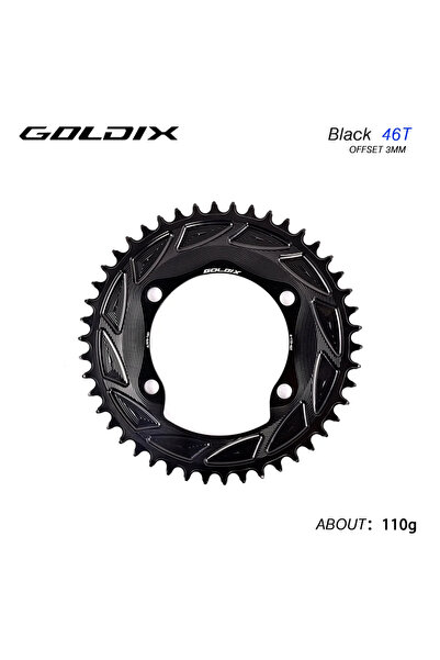 Choice 4-110-46T black GOLDIX 110BCD Road Bike Chainwheel 46 48 50T 52T 54T 5...