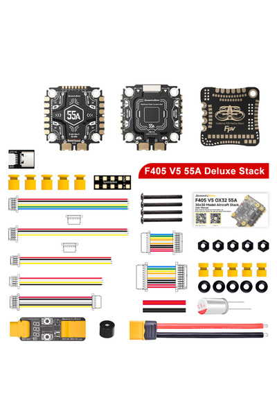 Choice F405 V5 Deluxe Stack SpeedyBee F405 V5 Stack F405 V5 FC 32-Bit 55A 4in...