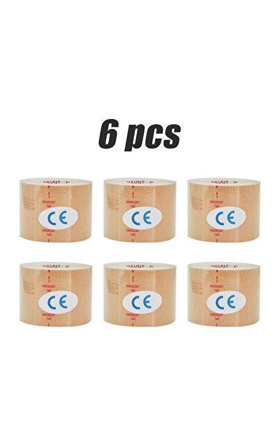 Choice ضمادة عضلية رياضية من القطن المرن اللاصق، لون بيج، مقاس 2.5 سم × 500 س...