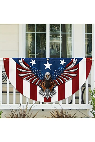 Choice لافتة حمراء لحفلة الرابع من يوليو، لافتة زينة عيد الاستقلال، لافتة وطنية، بارك الله أمريكا، لا التماس