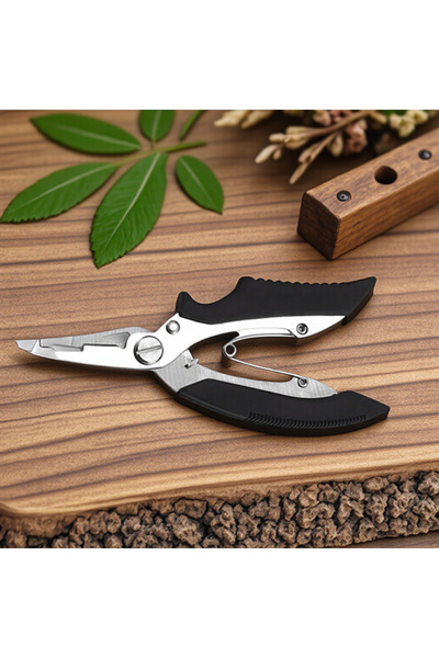 Choice black Multifunctional Fishing Pliers Scissors Braid Line Cutter Hook R...