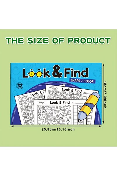Choice كتاب تلوين للأطفال مكون من 32 صفحة، يتضمن أنشطة البحث والتلوين - نشاط تفاعلي للبحث والتلوين