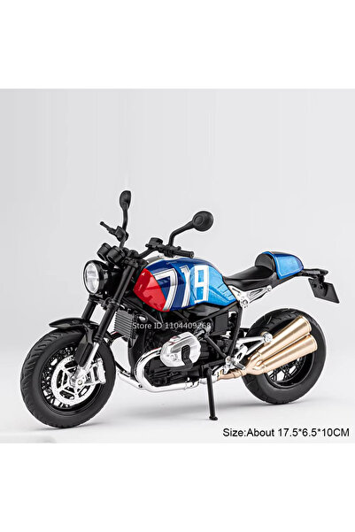 choice2 R Nine T Blue 1:12 Scale R Nine T HP4 Motorcycle Model Car Toy Alloy ...