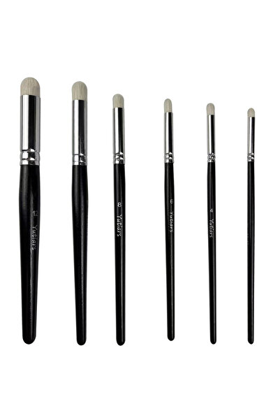 choice2 Only Drybrush 6pcs Round Head Dry Brush Set - High-Quality Wool Brush...