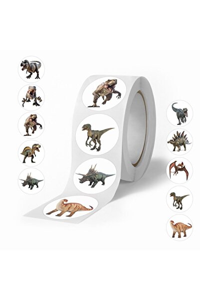 Choice 500 قطعة من ملصقات ديناصورات العصر الجوراسي، لعبة هدية للأطفال، يمكنك ...