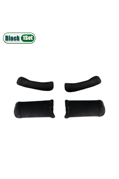 Choice أغطية مقود دراجة كهربائية سوداء - طقم واحد من القطيفة الدافئة لفصل الش...