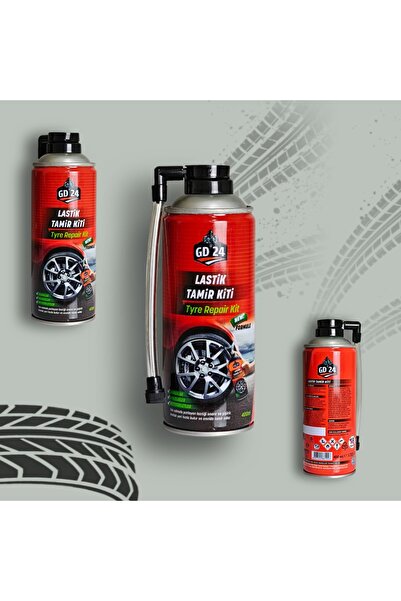 Özgü Otomotiv GD 24 LASTİK TAMİR KİTİ - LASTİK TAMİR KÖPÜĞÜ 400 ML