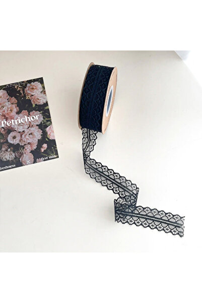Choice شريط دانتيل أسود، نسيج من البوليستر، ربطة شعر مزخرفة، فيونكة زهور، شري...