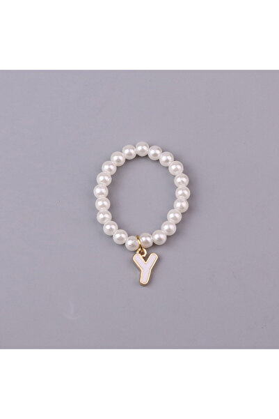 Miniso Y For Mini Labubu Pendant Accessories Letter Pearl Necklace for 4.0 La...