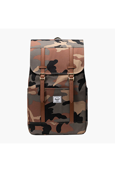 Herschel Supply Co. Herschel Supply Co Camouflage Print Backpack with Adjustable Straps - 46x28x15 cms