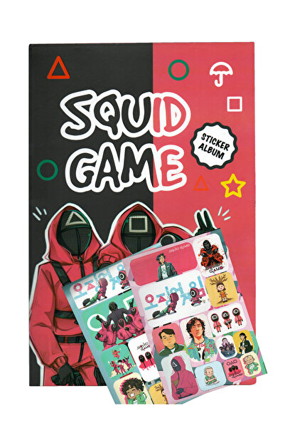 EyER Shoping Squid Game Sticker Album