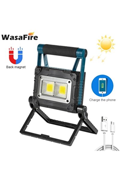 NO NAME Work projector with solar panel and rechargeable battery