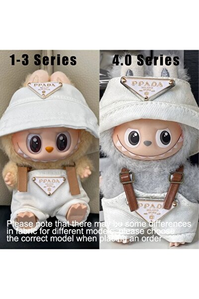 Miniso No Doll 4.0 Series Clothes-101-White 4.0 The Monsters Pin Love Series ...