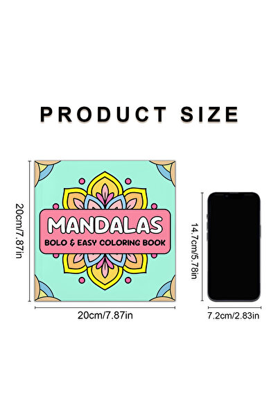 Choice YN-016 كتاب تلوين ماندالا سهل ورسومات زهور للكبار والمراهقين، يحتوي عل...