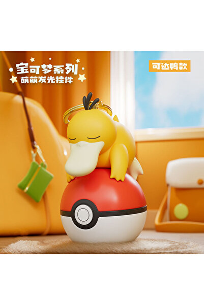 Choice3 سلسلة مفاتيح بوكيمون أصلية من Psyduck بطول 12 سم، تتضمن شخصيات Psyduc...
