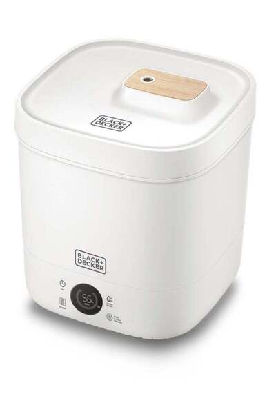 Generic BLACK+DECKER HM4250-B5 Digital Humidifier — 4L Tank, Up to 40 m², Warm & Cool Mist, Touch LED (Wh