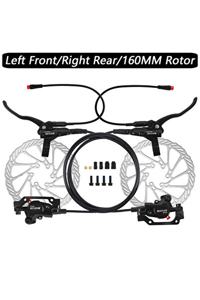 BUCKLOS طقم فرامل قرصية هيدروليكية للدراجات الهوائية، فرامل قرصية هيدروليكية ...