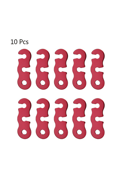 Choice 10 قطع أو 10/20 قطعة من أدوات شد حبال الخيمة المصنوعة من سبائك الألومن...